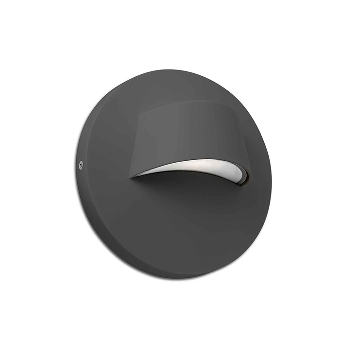 Настенный светильник Faro 70409 BROW Grey wall lamp, 3 Вт, 100 лм, 3000K