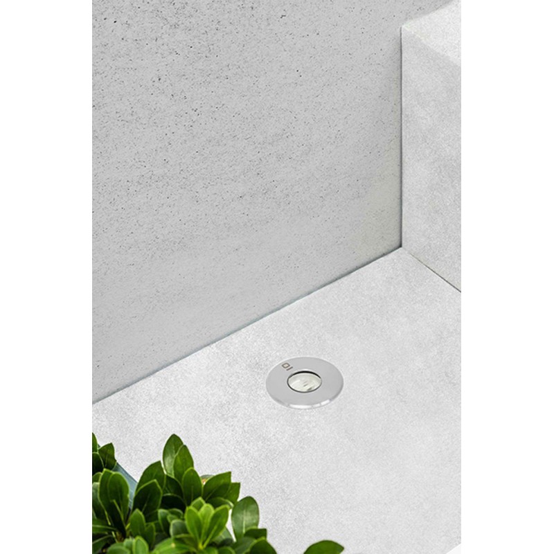 Грунтовый светильник Faro 70462N CURTIS Grey recessed lamp warm light, 2 Вт, 180 лм, 3000K