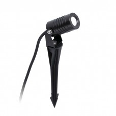 Спот - Faro 70469 BALDER Black projector with spike, 3 Вт, 110 лм, 3000K