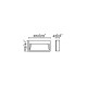 Настенный светильник Faro 70501 PATH White wall lamp, 9 Вт, 390 лм, 3000K
