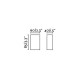 Настенный светильник Faro 70566N CANON Dark grey wall lamp, 4 Вт, 130 лм, 3000K