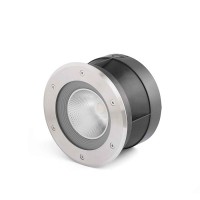 Грунтовий світильник Faro 70587 SURIA 220 Inox recessed lamp 60°, 18.5 Вт, 1270 лм, 3000K