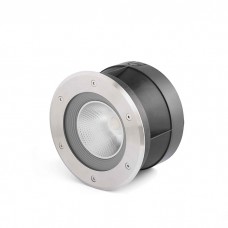 Грунтовый светильник Faro 70587 SURIA 220 Inox recessed lamp 60°, 18.5 Вт, 1270 лм, 3000K