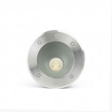 Грунтовый светильник Faro 70591 SALT Asymmetric inox recessed lamp, 9 Вт, 700 лм, 3000K