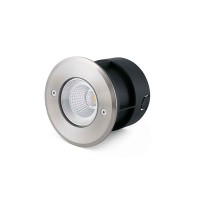 Грунтовий світильник Faro 70592N SURIA 120 Inox recessed lamp 60°, 3 Вт, 210 лм, 3000K
