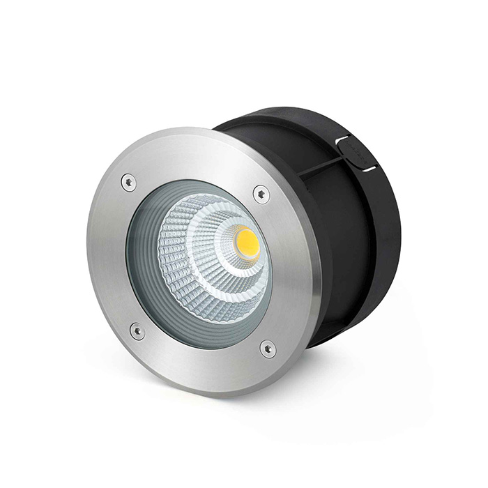 Грунтовий світильник Faro 70593N SURIA 180 Inox recessed lamp 60°, 12 Вт, 1197 лм, 3000K