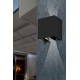 Настенный светильник Faro 70637 OLAN Dark grey wall lamp, 6 Вт, 190 лм, 3000K