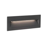 Настінний світильник Faro 70638 NAT Dark grey recessed lamp, 8 Вт, 330 лм, 3000K