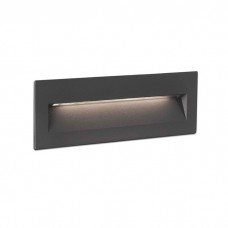 Настенный светильник Faro 70638 NAT Dark grey recessed lamp, 8 Вт, 330 лм, 3000K