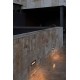 Настенный светильник Faro 70638 NAT Dark grey recessed lamp, 8 Вт, 330 лм, 3000K