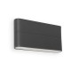 Настенный светильник Faro 70647 ADAY 175 Dark grey wall lamp, 13 Вт, 787 лм, 3000K