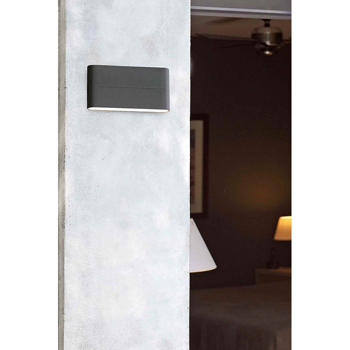Настенный светильник Faro 70647 ADAY 175 Dark grey wall lamp, 13 Вт, 787 лм, 3000K