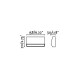 Настенный светильник Faro 70658 MUST 158 Dark grey wall lamp, 3 Вт, 220 лм, 3000K