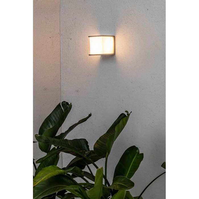 Настенный светильник Faro 70715 KUBICK Grey wall lamp