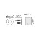 Грунтовый светильник Faro 70731 GRUND 80 Black inox recessed lamp 7W, 7 Вт, 420 лм, 3000K