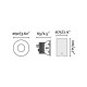 Грунтовый светильник Faro 70729 GRUND 92 Inox recessed lamp 13W, 13 Вт, 846 лм, 3000K