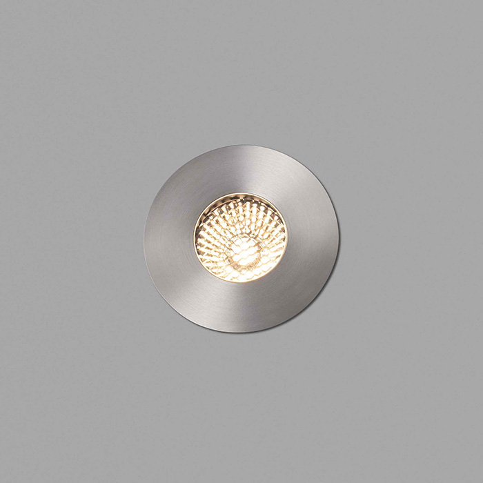 Грунтовый светильник Faro 70734 GRUND 80 Inox recessed lamp 7W 2700K, 7 Вт, 2700K
