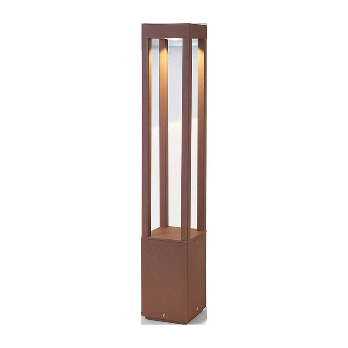 Парковый светильник Faro 70754 AGRA 650 Rust beacon lamp, 9 Вт, 420 лм, 3000K