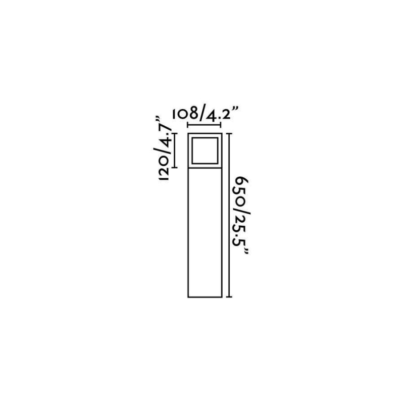 Парковый светильник Faro 70761 ONZE Dark grey beacon lamp