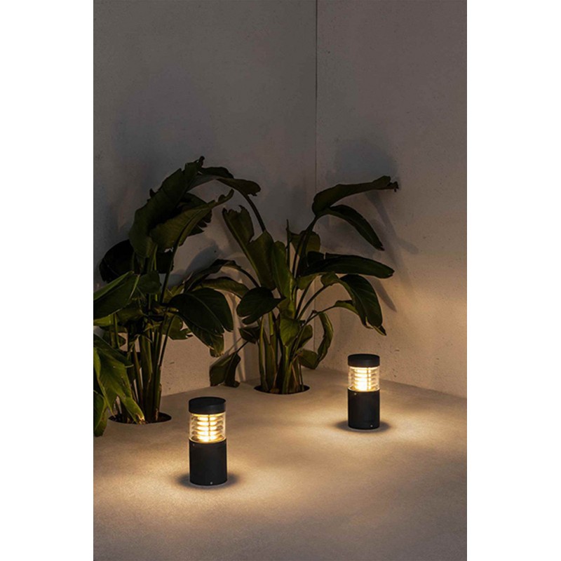 Парковый светильник Faro 70767 GIZA 265 Dark grey post lamp, 15 Вт, 500 лм, 3000K