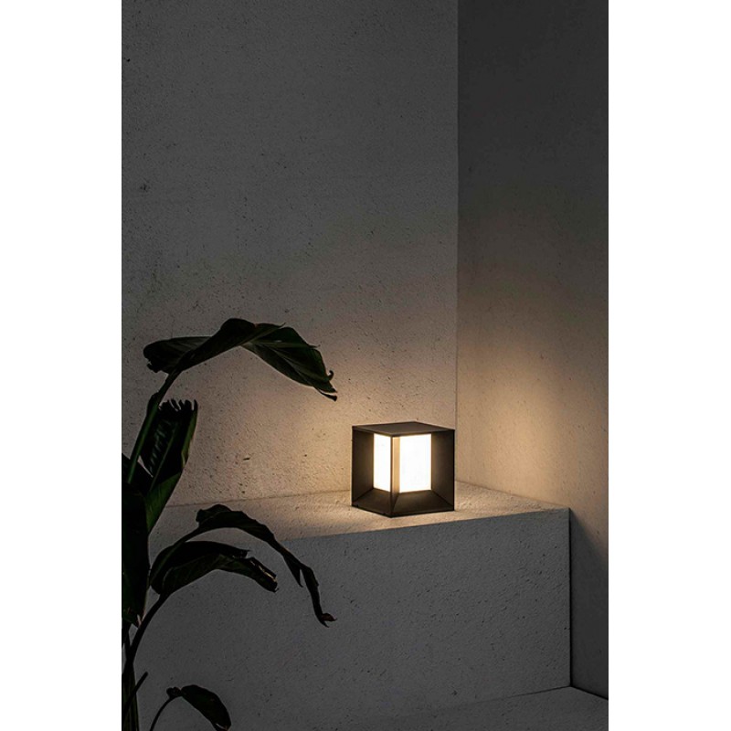 Парковый светильник Faro 70771 MILA Dark grey post lamp, 18 Вт, 500 лм, 4000K