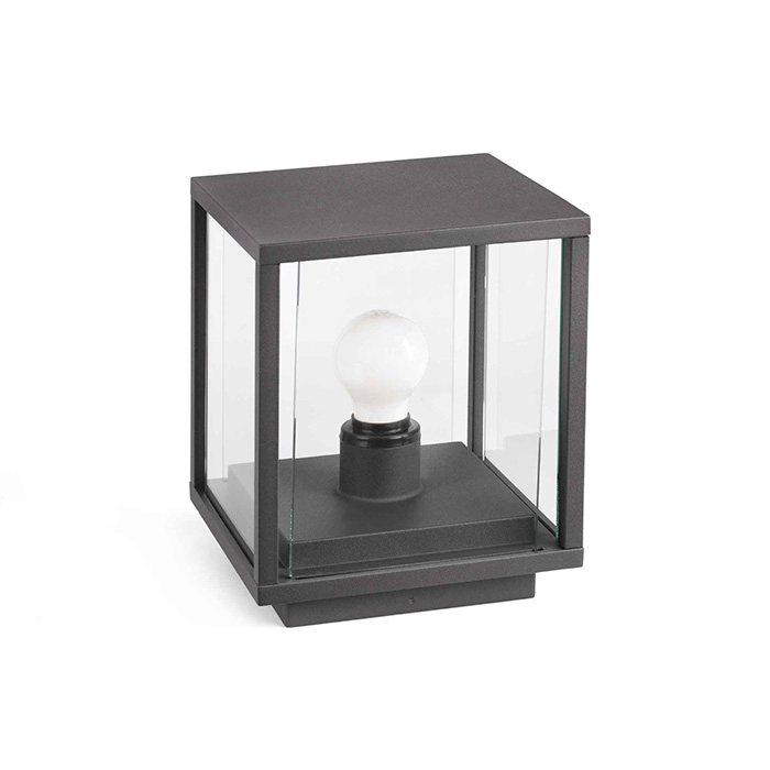 Парковий світильник Faro 70772 NALA Dark grey post lamp