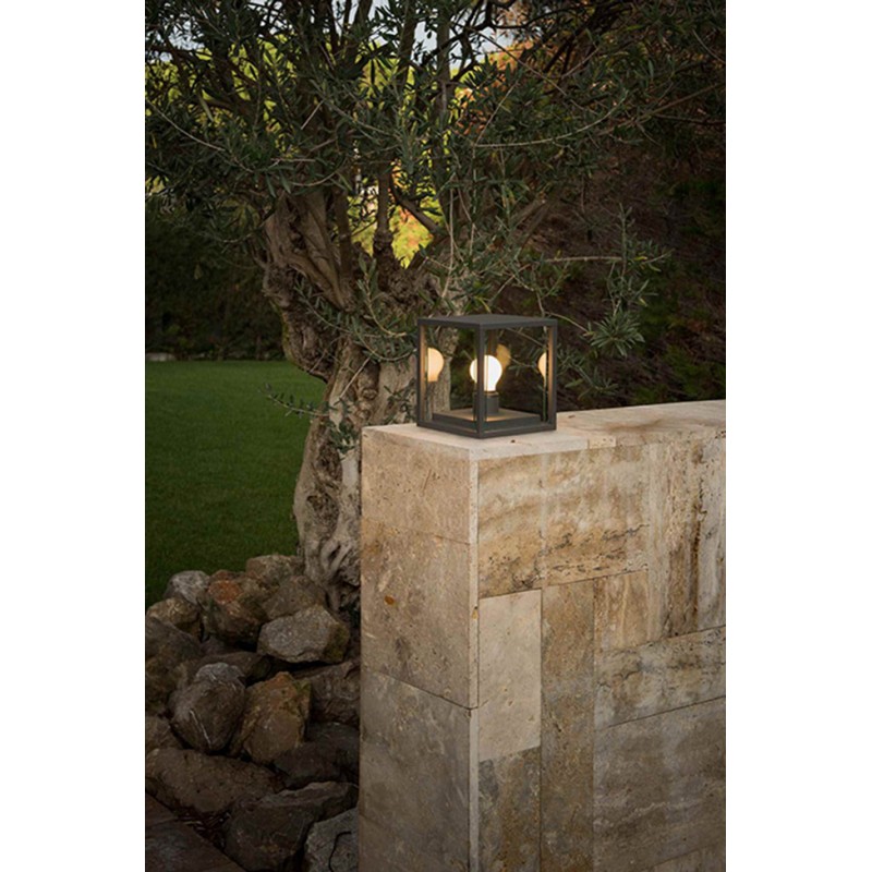 Парковый светильник Faro 70772 NALA Dark grey post lamp