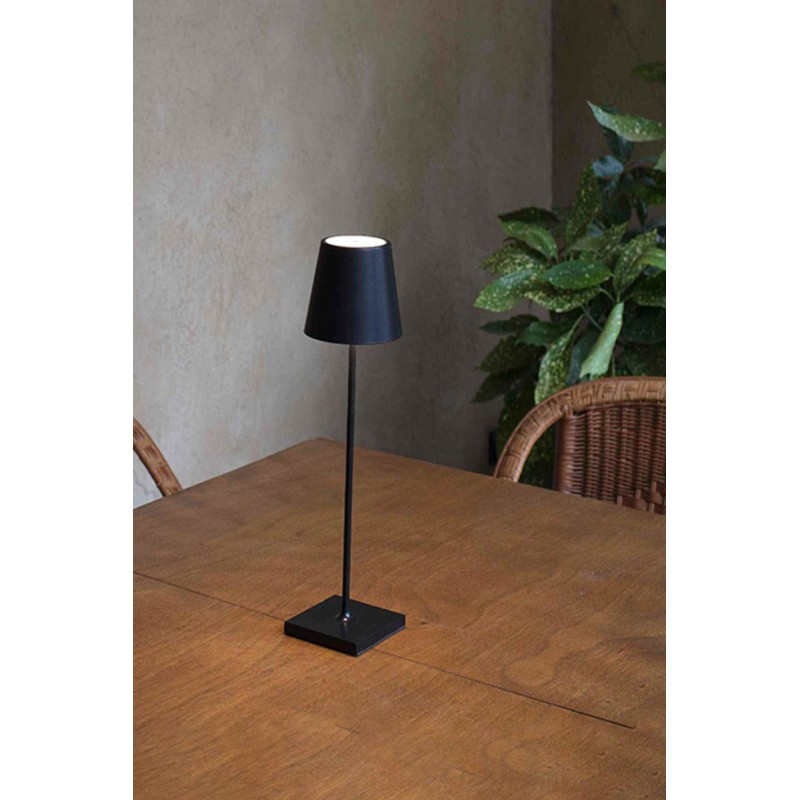 Настольная лампа Faro 70776 TOC 380 Black portable lamp, 2 Вт, 180 лм, 3000K
