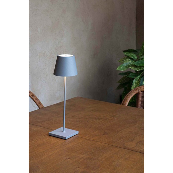 Настольная лампа Faro 70777 TOC 380 Grey portable lamp, 2 Вт, 180 лм, 3000K