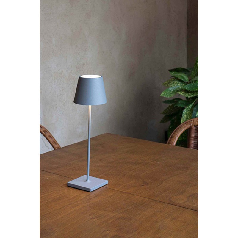 Настольная лампа Faro 70777 TOC 380 Grey portable lamp, 2 Вт, 180 лм, 3000K