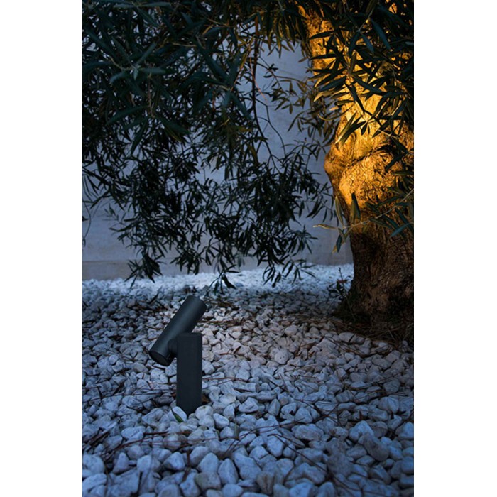 Парковий світильник Faro 70782 SPY 145 Dark grey post lamp, 6 Вт, 500 лм, 3000K