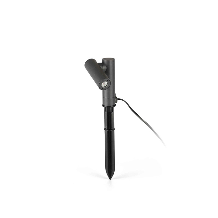 Парковий світильник Faro 70787 SPY 145 Dark grey spike lamp, 6 Вт, 495 лм, 3000K