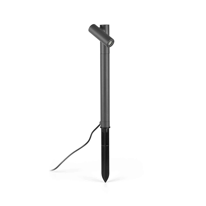 Парковий світильник Faro 70788 SPY 435 Dark grey spike lamp, 6 Вт, 495 лм, 3000K