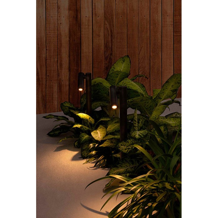 Парковий світильник Faro 70788 SPY 435 Dark grey spike lamp, 6 Вт, 495 лм, 3000K