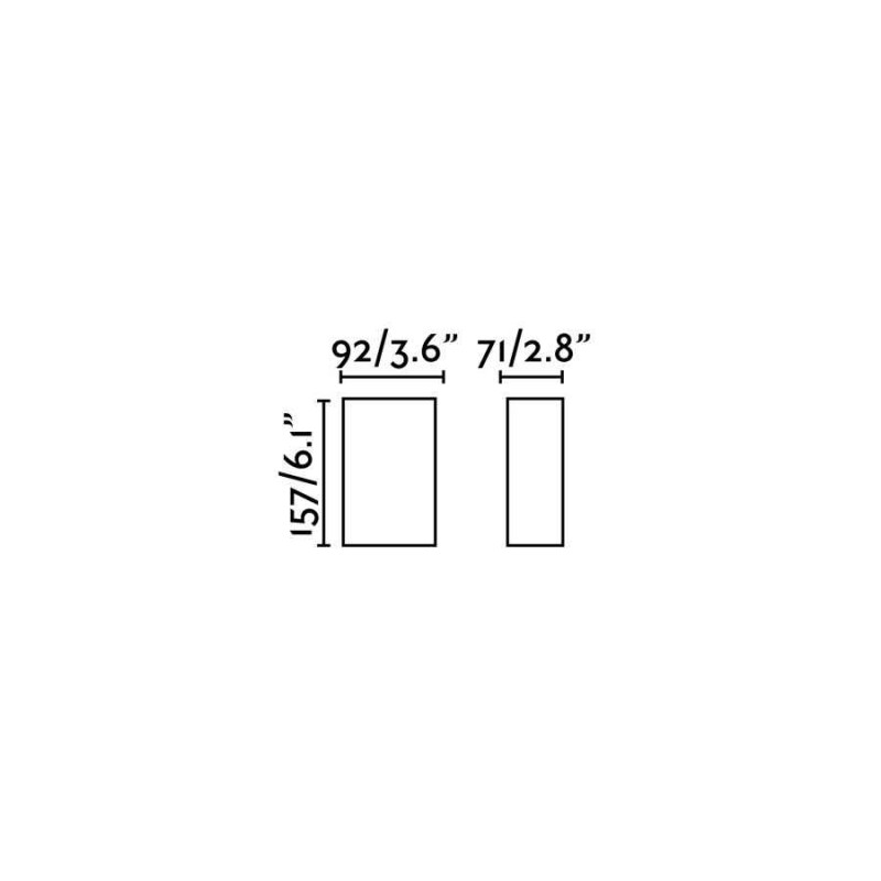 Настенный светильник Faro 70813 LING White wall lamp, 2 Вт, 630 лм, 4000K