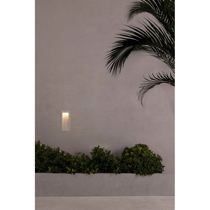 Настенный светильник Faro 70834 SOUN 105 White recessed lamp, 4.5 Вт, 280 лм, 3000K