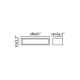 Настенный светильник Faro 70887 NATRON Dark grey wall lamp