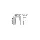 Настенный светильник Faro 70900 SOUN 193 Dark grey downlight, 8 Вт, 630 лм, 3000K