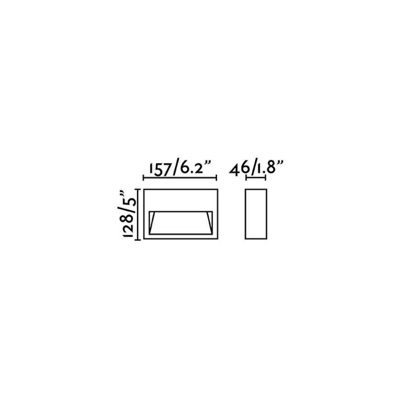 Настенный светильник Faro 70906 GRADA 157 Dark grey wall lamp, 3 Вт, 86 лм, 3000K