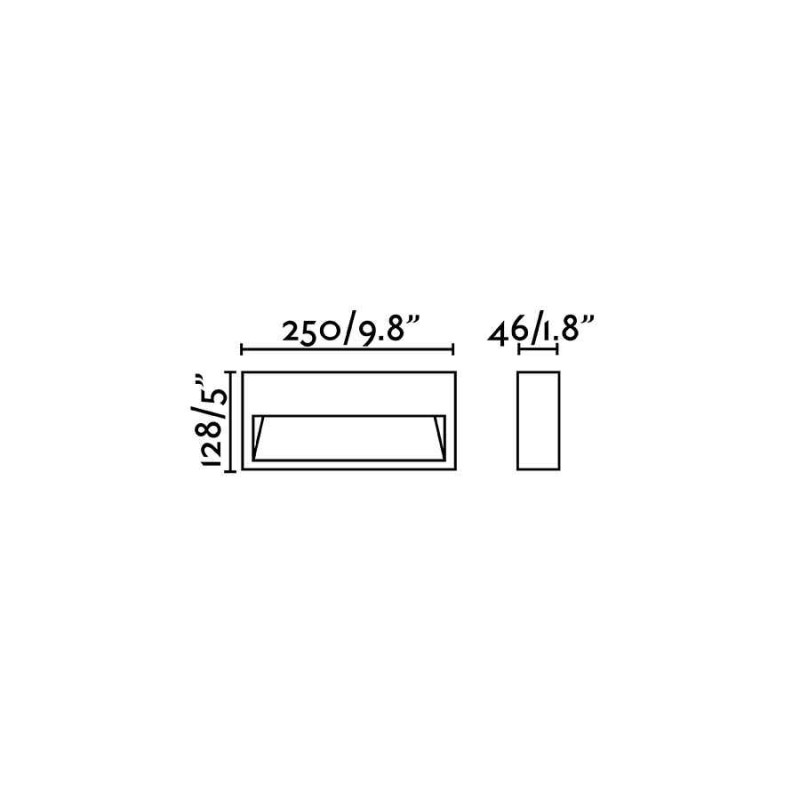 Настенный светильник Faro 70909 GRADA 250 Rust wall lamp, 6 Вт, 208 лм, 3000K