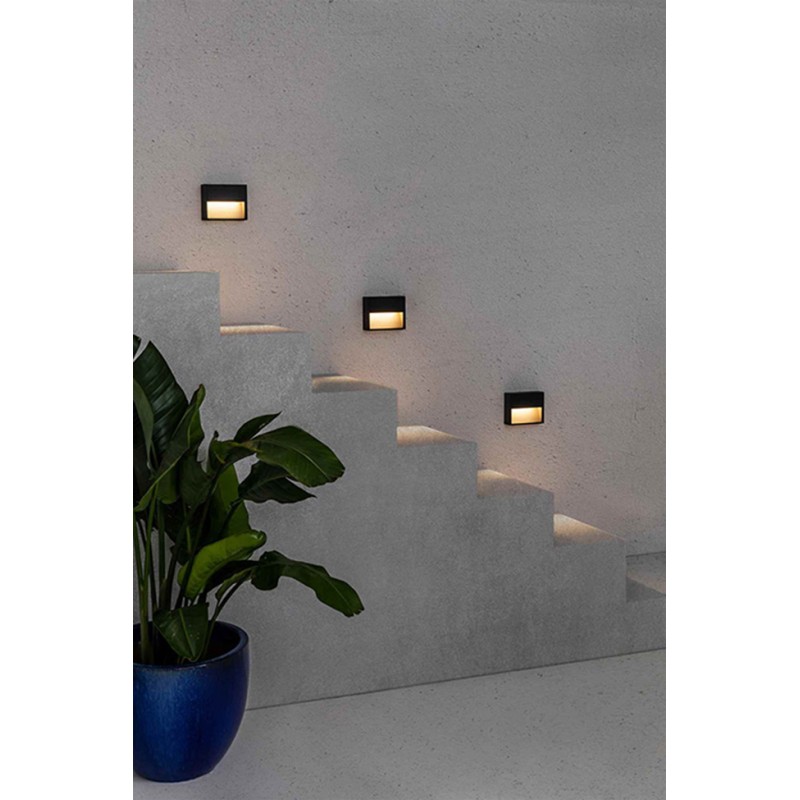 Настенный светильник Faro 70908 GRADA 250 Dark grey wall lamp, 6 Вт, 208 лм, 3000K
