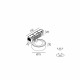 Магнитный трековый светильник LTX 09.7526.7.930.BK In_Ring Sol Mini Mini, 7 Вт, 640 лм, 3000K