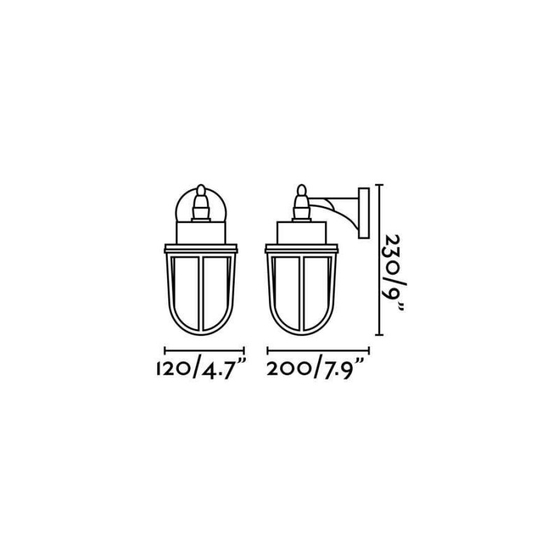 Бра - Faro 70992 NAHIR Brass wall lamp