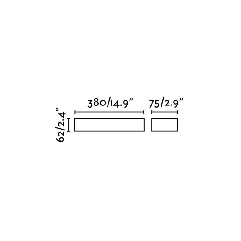 Настенный светильник Faro 71049 TACANA Aluminium wall lamp, 24 Вт, 1700 лм, 3000K