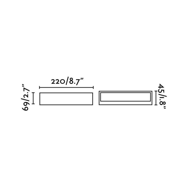Настенный светильник Faro 71052 TOLUCA Aluminium wall lamp, 16 Вт, 900 лм, 3000K