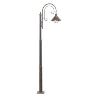 Ліхтарний стовп Faro 71116 Nautica 1L Rust pole lamp