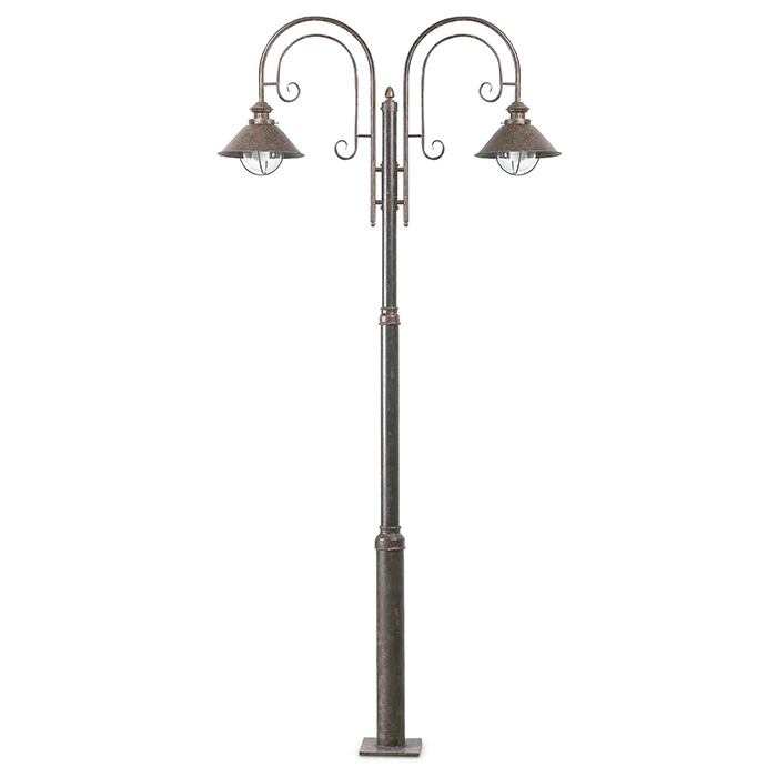 Ліхтарний стовп Faro 71117 Nautica 2L Rust pole lamp