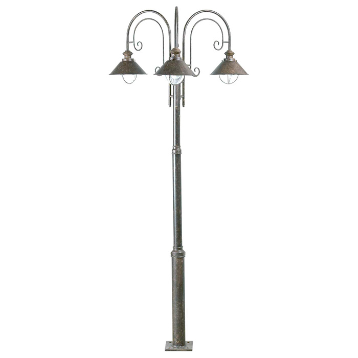 Ліхтарний стовп Faro 71118 Nautica 3L Rust pole lamp