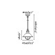 Подвесной светильник Faro 71139 Nautica 340 Rust pendant lamp