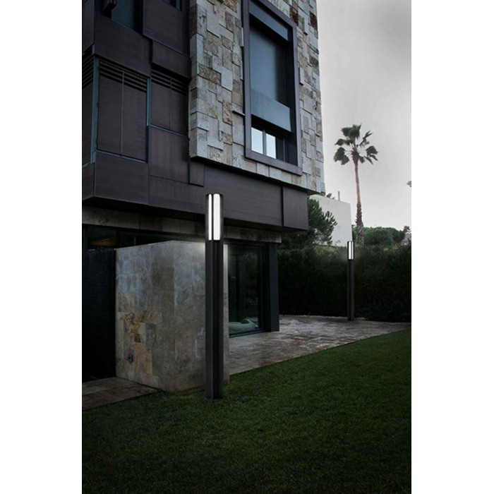 Парковый светильник Faro 71209 BU-OH 2500 Dark grey pole lamp, 30 Вт, 2500 лм, 3000K